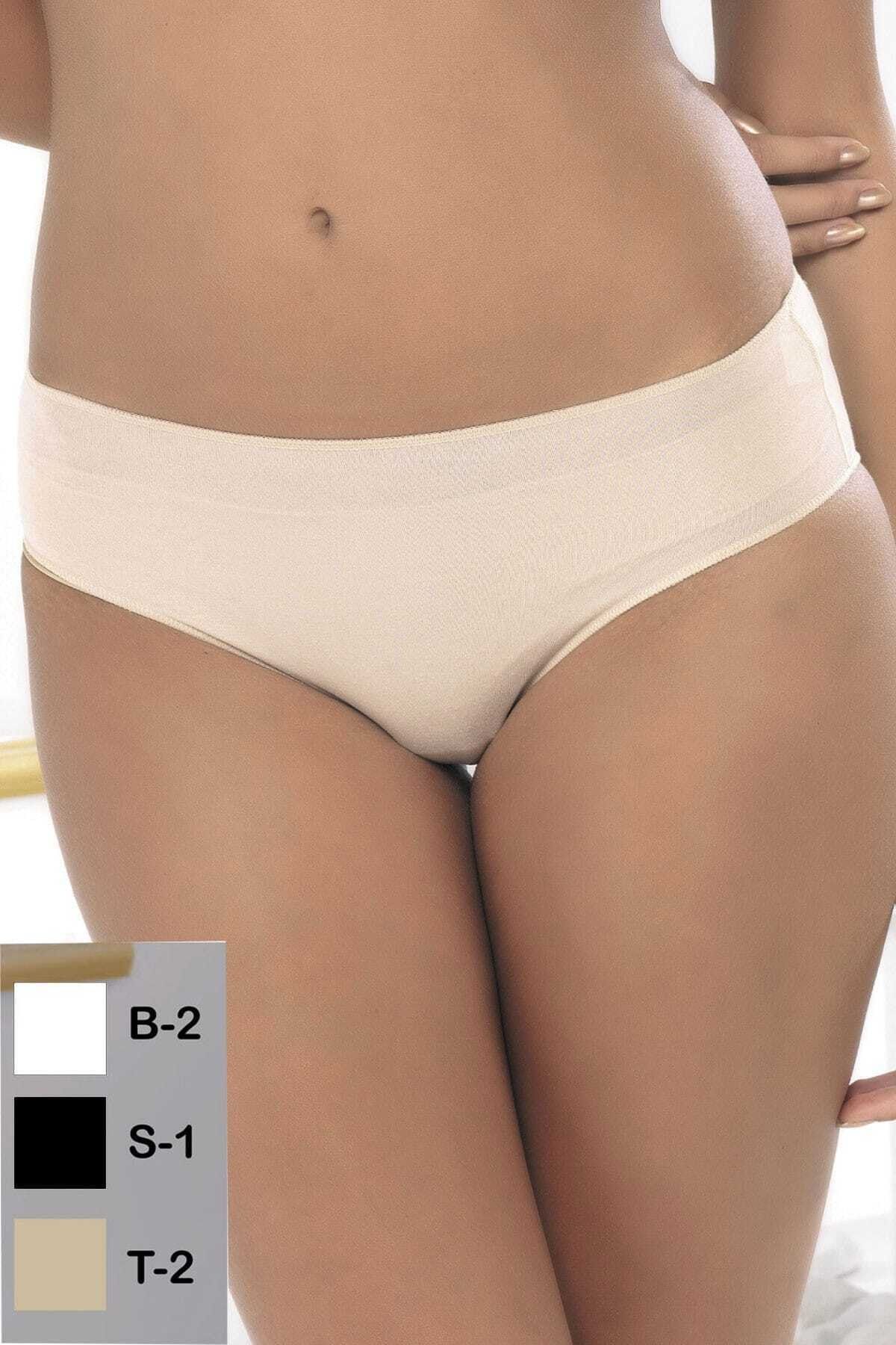 Malabadi Karma Renk 5 ' Li Ekonomik Paket 90187 Kadın Standart Bel Slip
