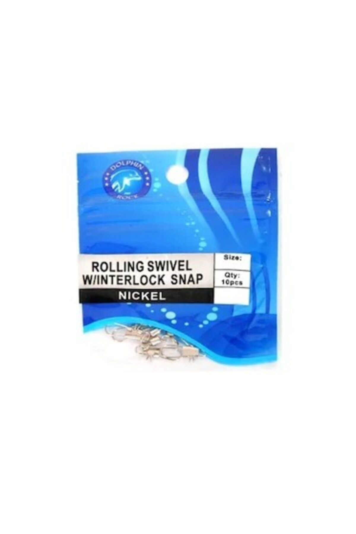 DOLPHİN ROCK Nickel Klipsli Fırdöndü 10'lu Paket 5