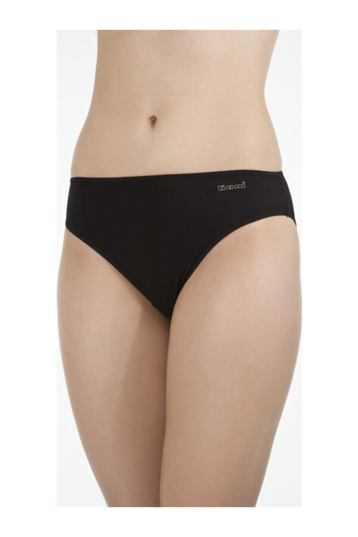 Kom Kadın Siyah Düz Slip