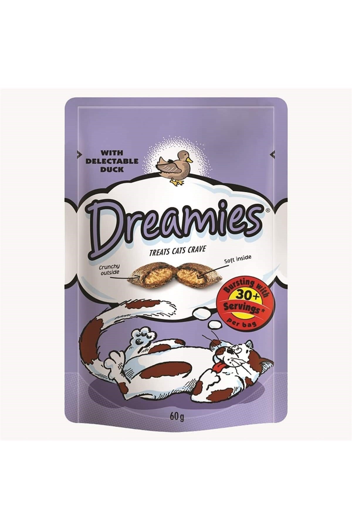 Dreamies Ördekli Kedi Ödülü 60 gr 3'lü Set