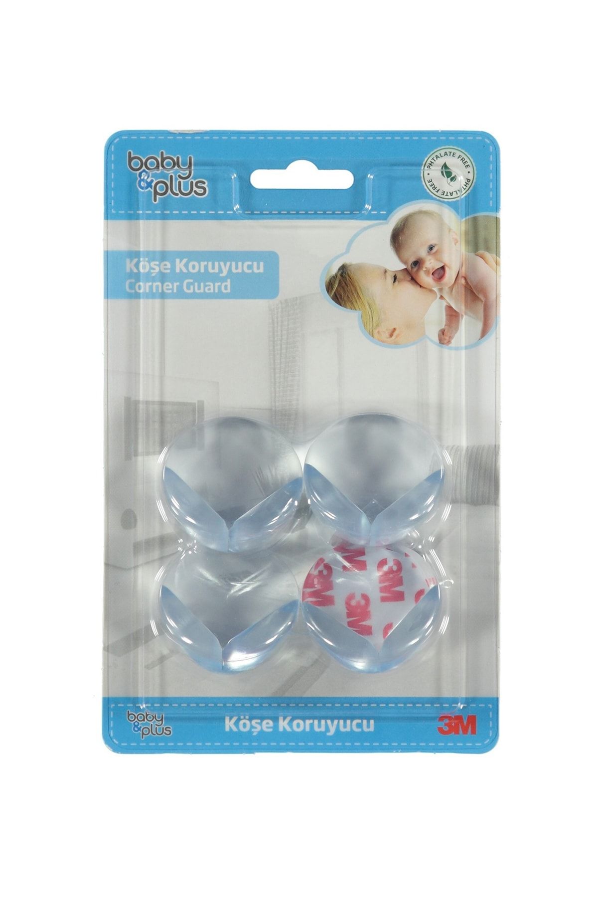 Baby&Plus Pvc Bebek Güvenlik Köşe Koruyucusu /