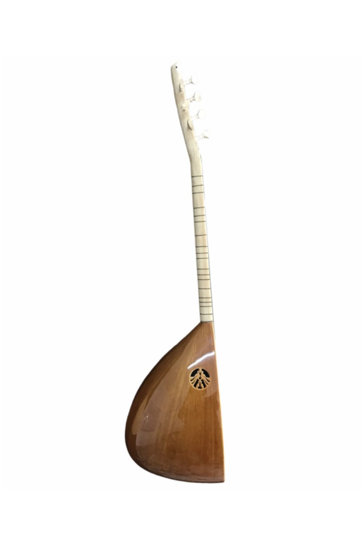 HERDEM MÜZİK Kestane Kısa Sap Jack Girişli Bağlama(kılıf+tezene+takım Tel+saz Anahtarlık+saz Metodu+akort Cihazı)