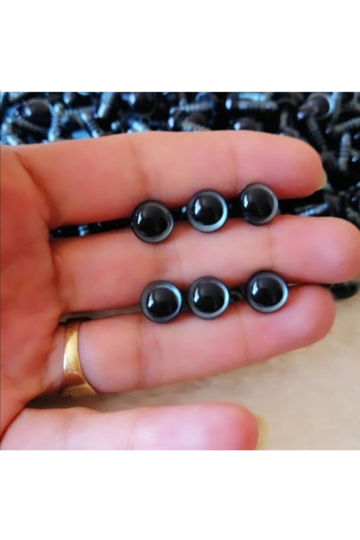 Lotushobievi Gri Amour Göz 5 Çift 10 mm