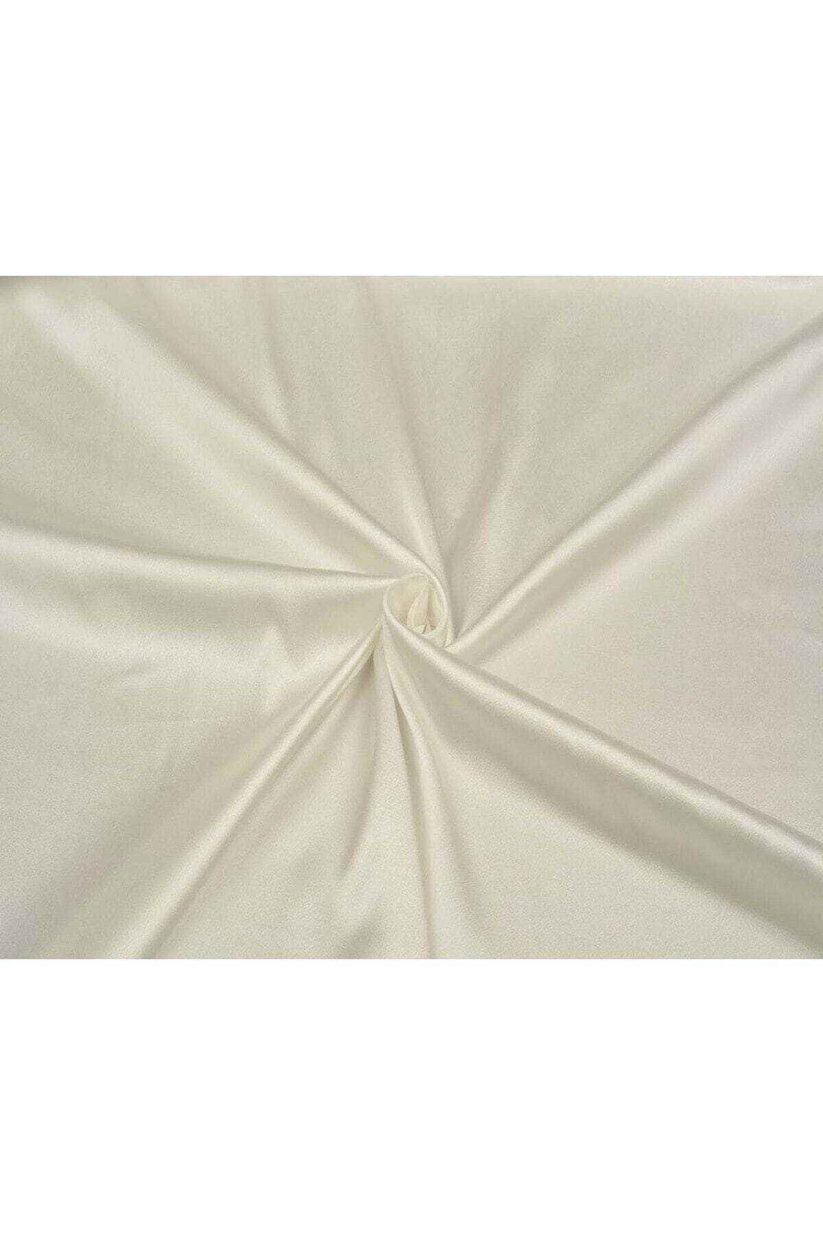 EnesSandık Ekru Saten Kumaş 1 Metre