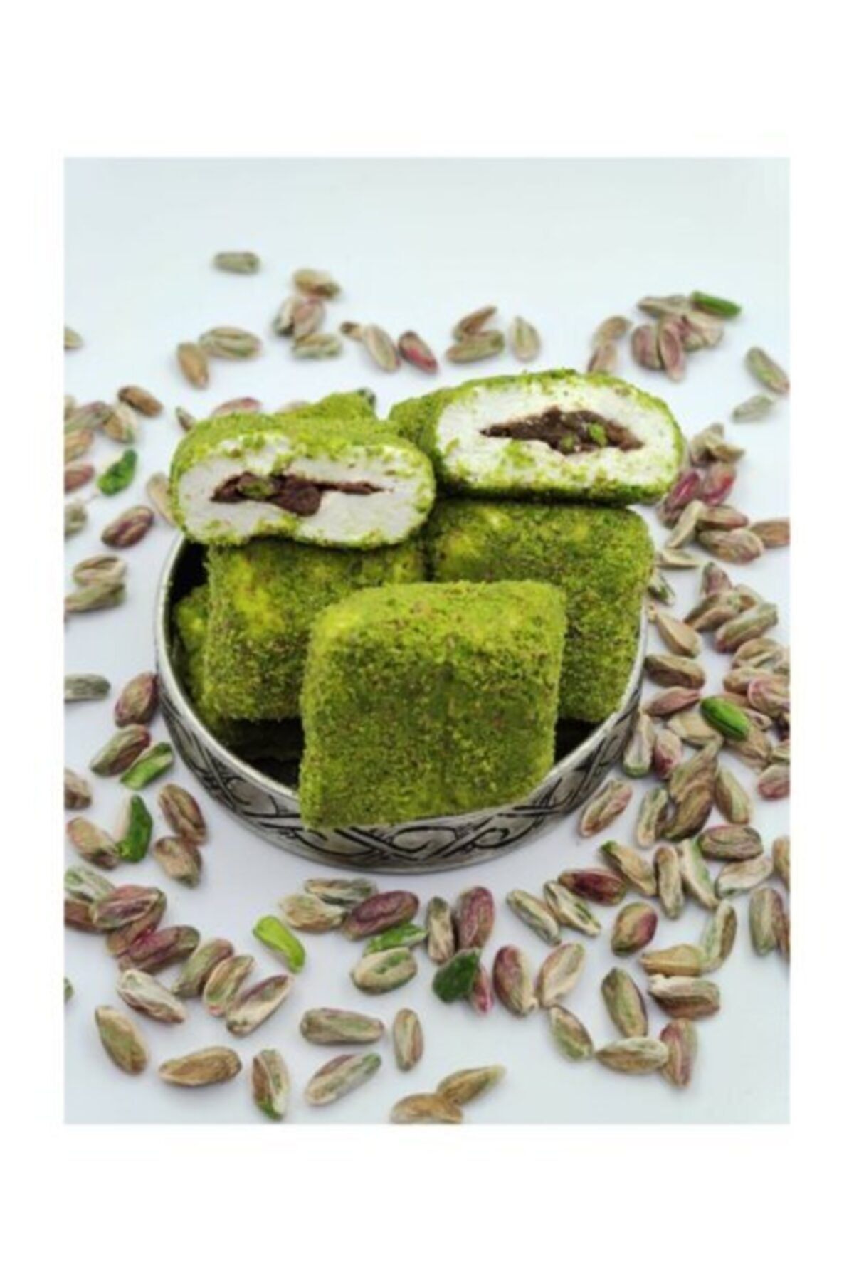ANTEP MISIR ÇARŞISI Çikolata Dolgulu Fıstıklı Bohça Lokum 250 gr