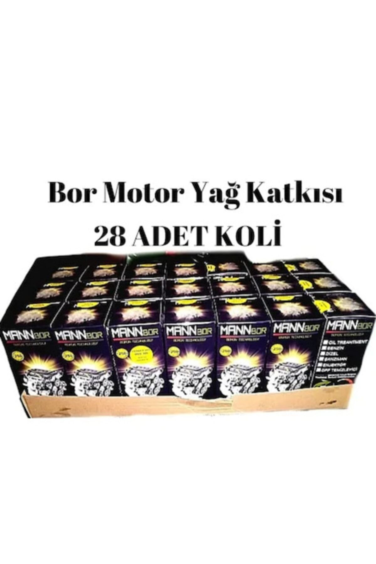 MANNBOR Nano Teknolojili Motor Koruyucu Bor Yağ Katkısı 250m 28 Adet