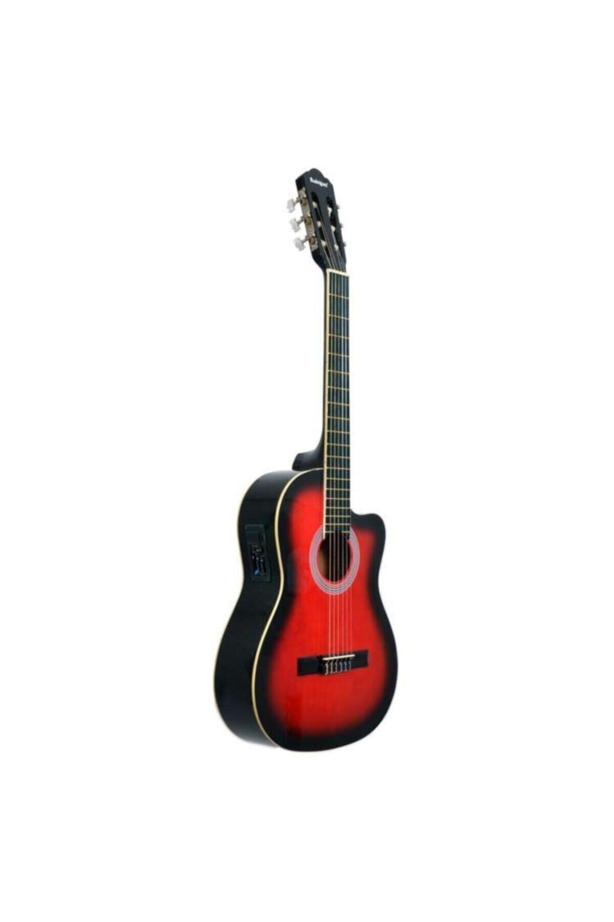 Rodriguez Gitar Elektro Klasik Kesik Kasa Eq Kırmızı Rcce650rb