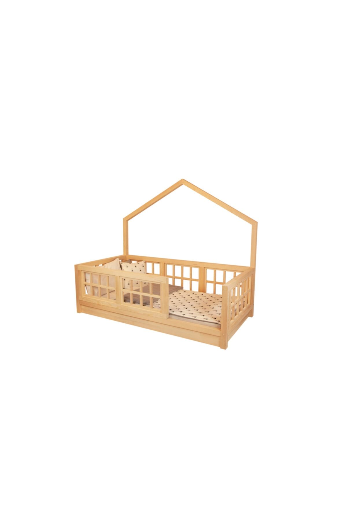 5E10 KİDS Montessori Ahşap Çocuk Yatağı