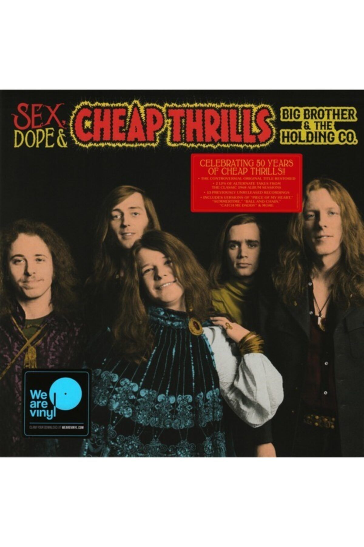 TUNA MÜZİK Lp - Bıg Brother & The Holdıng Comp\\sex, Dope & Cheap Thrılls 2 Lp