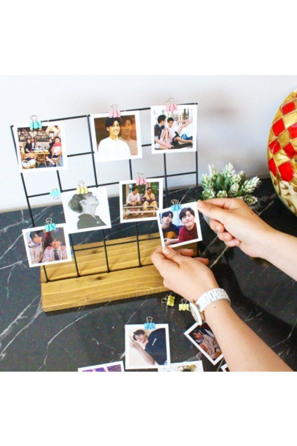 Larem Mobilya Masa Üstü Tel Pano Notluk Fotoğraflık
