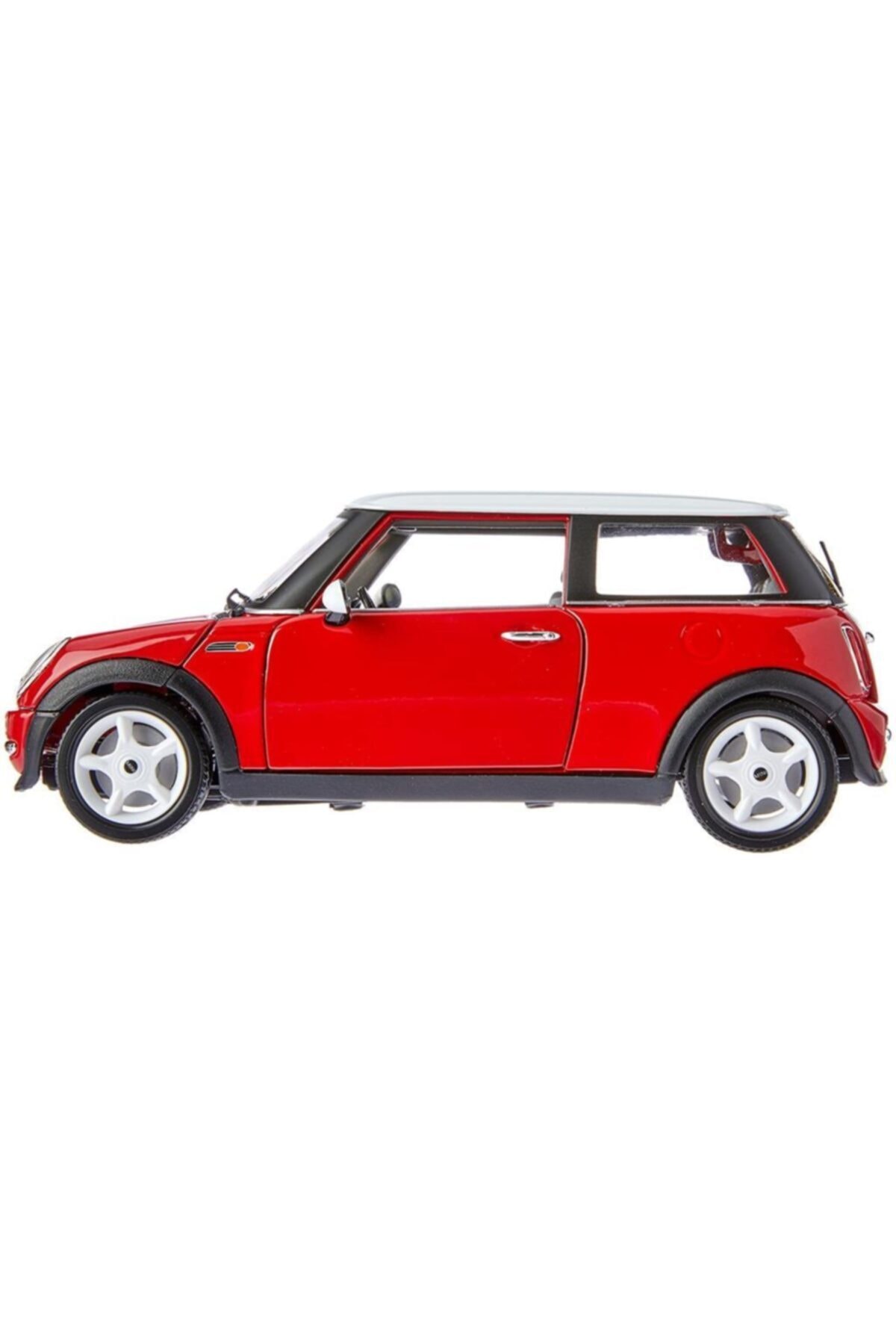 BBURAGO Kırmızı Mini Cooper 2001 Model Araba