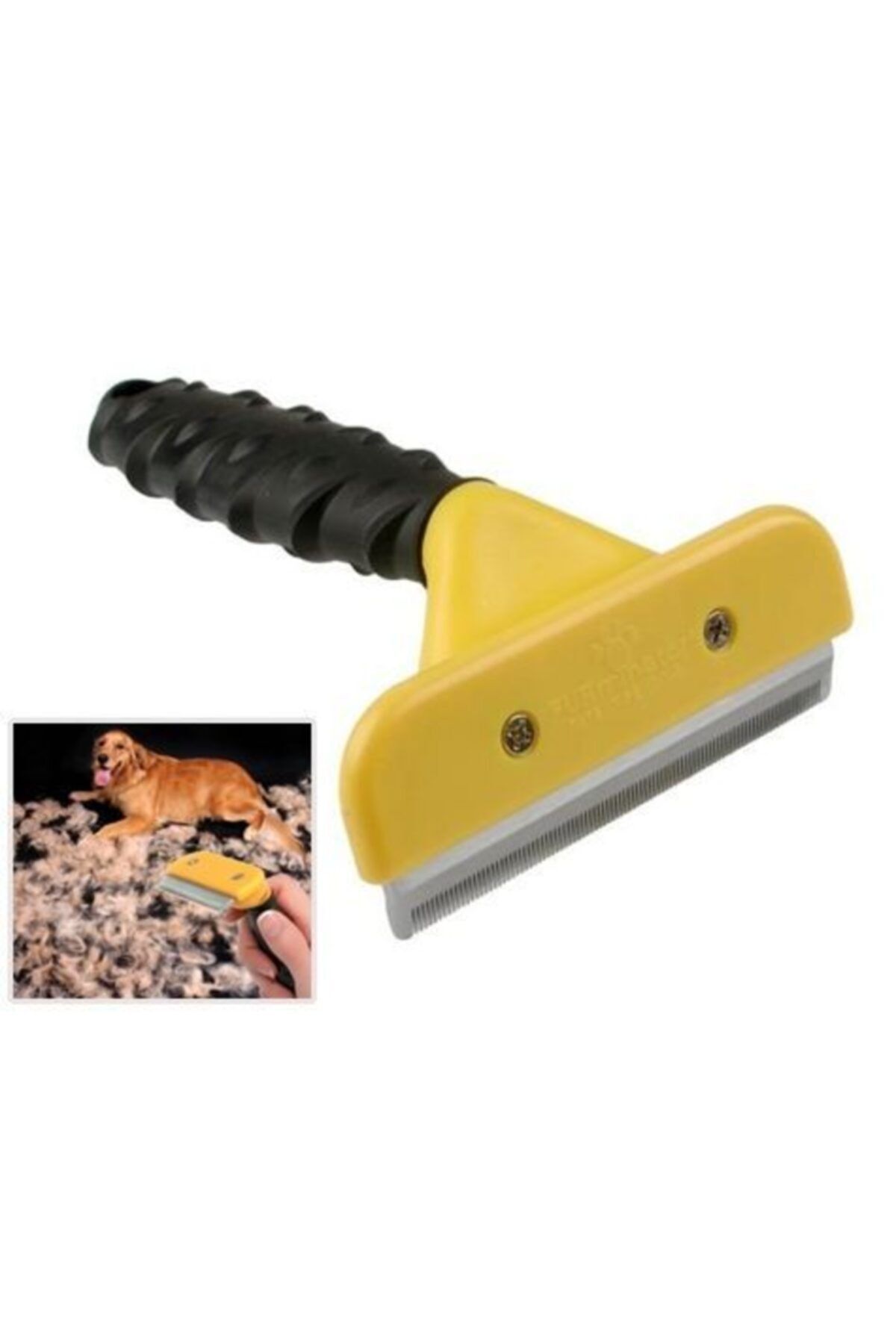 TROPİKAL Uzun Ve Kısa Tüylü Kedi Köpek Tüy Alıcı Bakım Tarağı Büyük