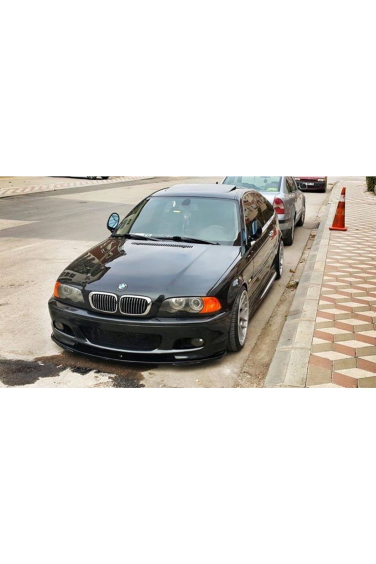otaksan tuning Bmw E46 Ön Lip - Plastik - Piano Black