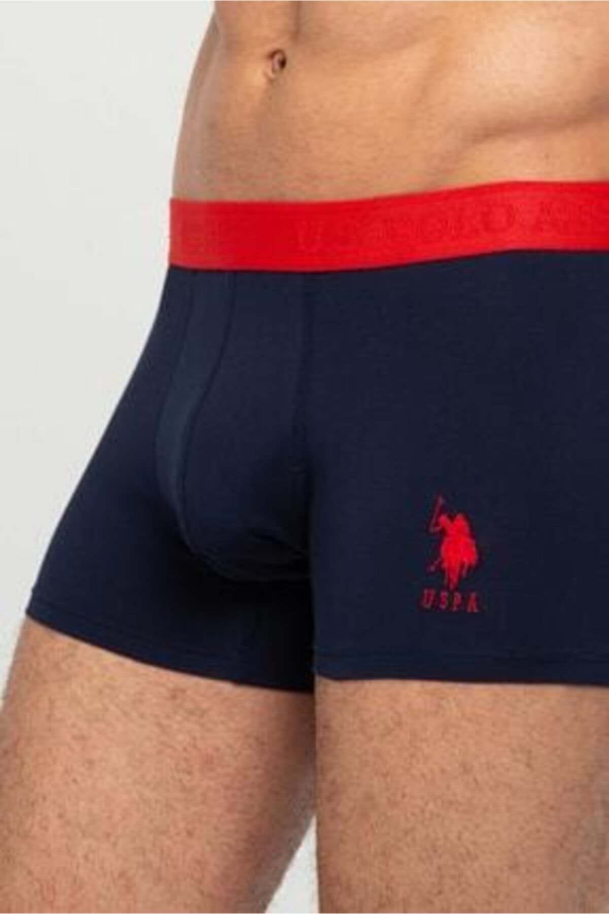 U.S. Polo Assn. Erkek Lacivert Likralı Boxer Us.e1.80063