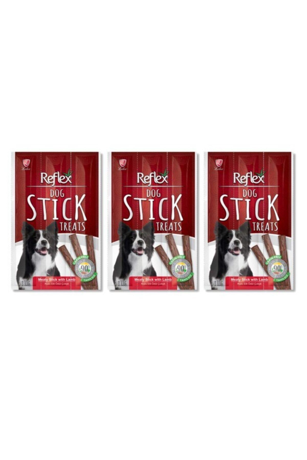 Reflex Kuzu Etli Stick Köpek Ödülü Maması 3 X 11 Gr - 3 Paket