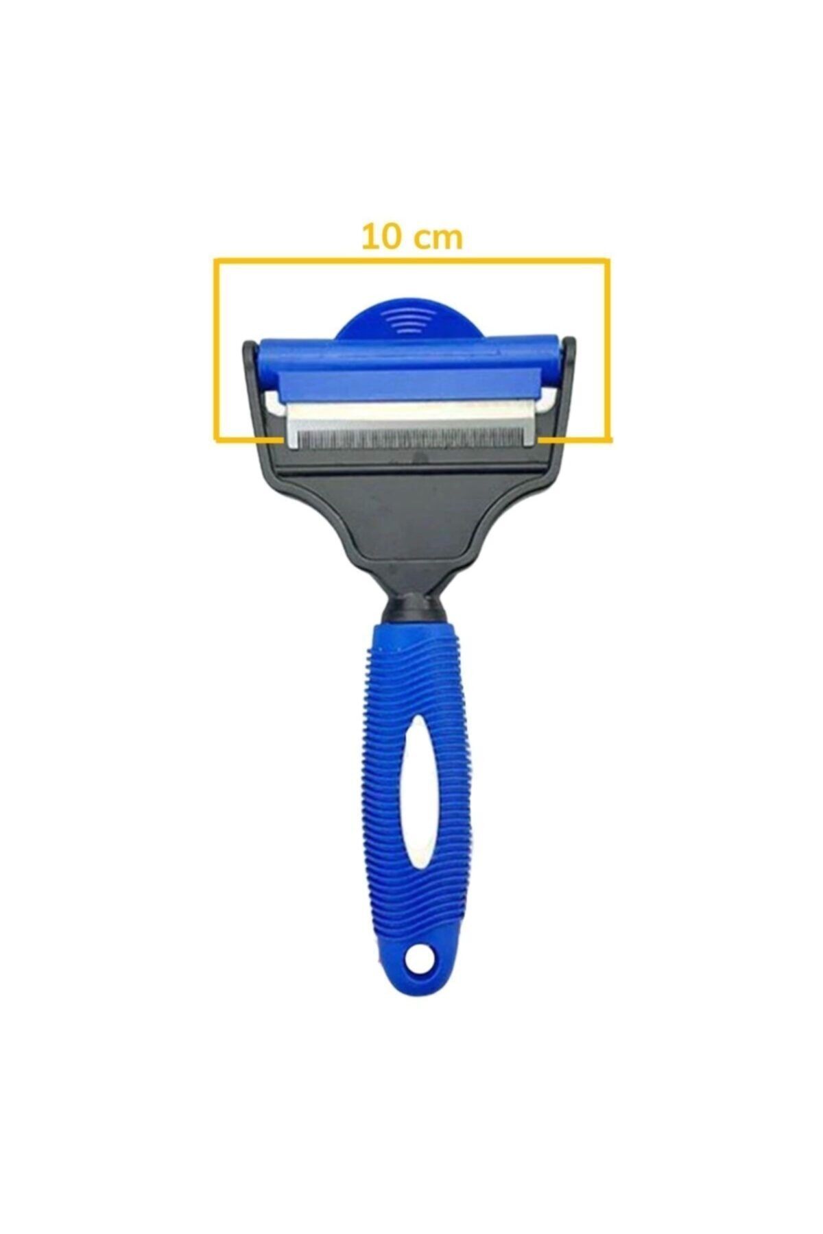 5DM Profesyonel Ergonomik Saplı Çift Taraflı Evcil Hayvan Pet Kedi Köpek Fırçası Tarak Ve Tırmık