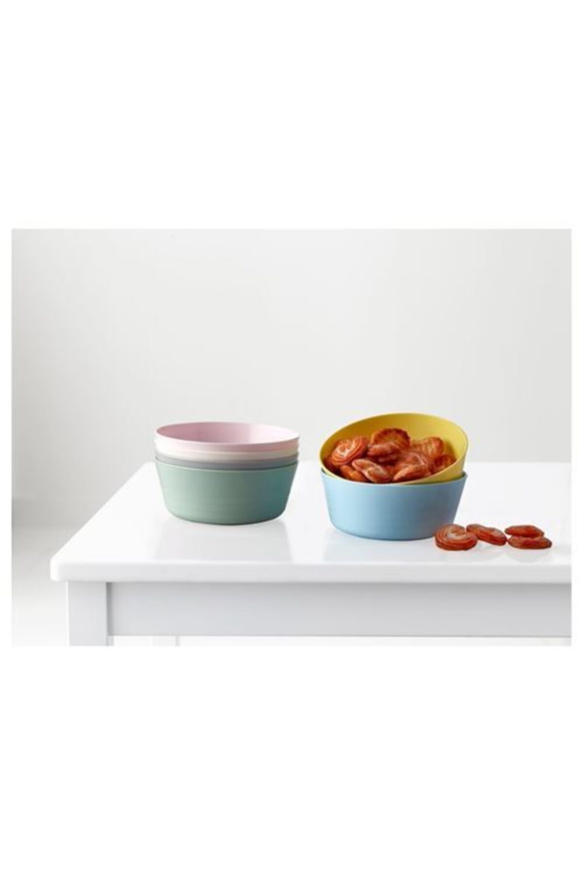 ikea kase seti pastel renkler meridyendukkan 6 adet cap 12 cm fiyati yorumlari trendyol