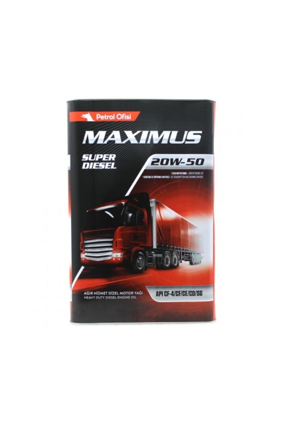 Petrol Ofisi Maximus 20w50 Teneke16kg 18 Lt