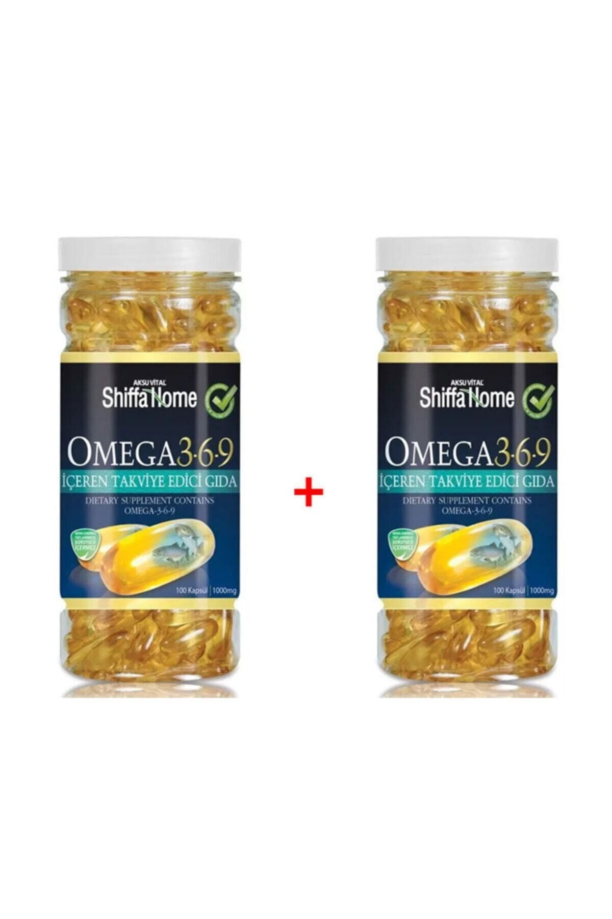 Shiffa Home 2 Adet Omega 3 6 9 Balık Yağı 1000 Mg 100 Adet