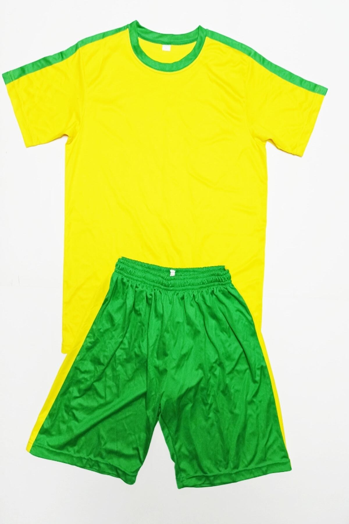 K18moda Sarı Yeşil Forma Takımı