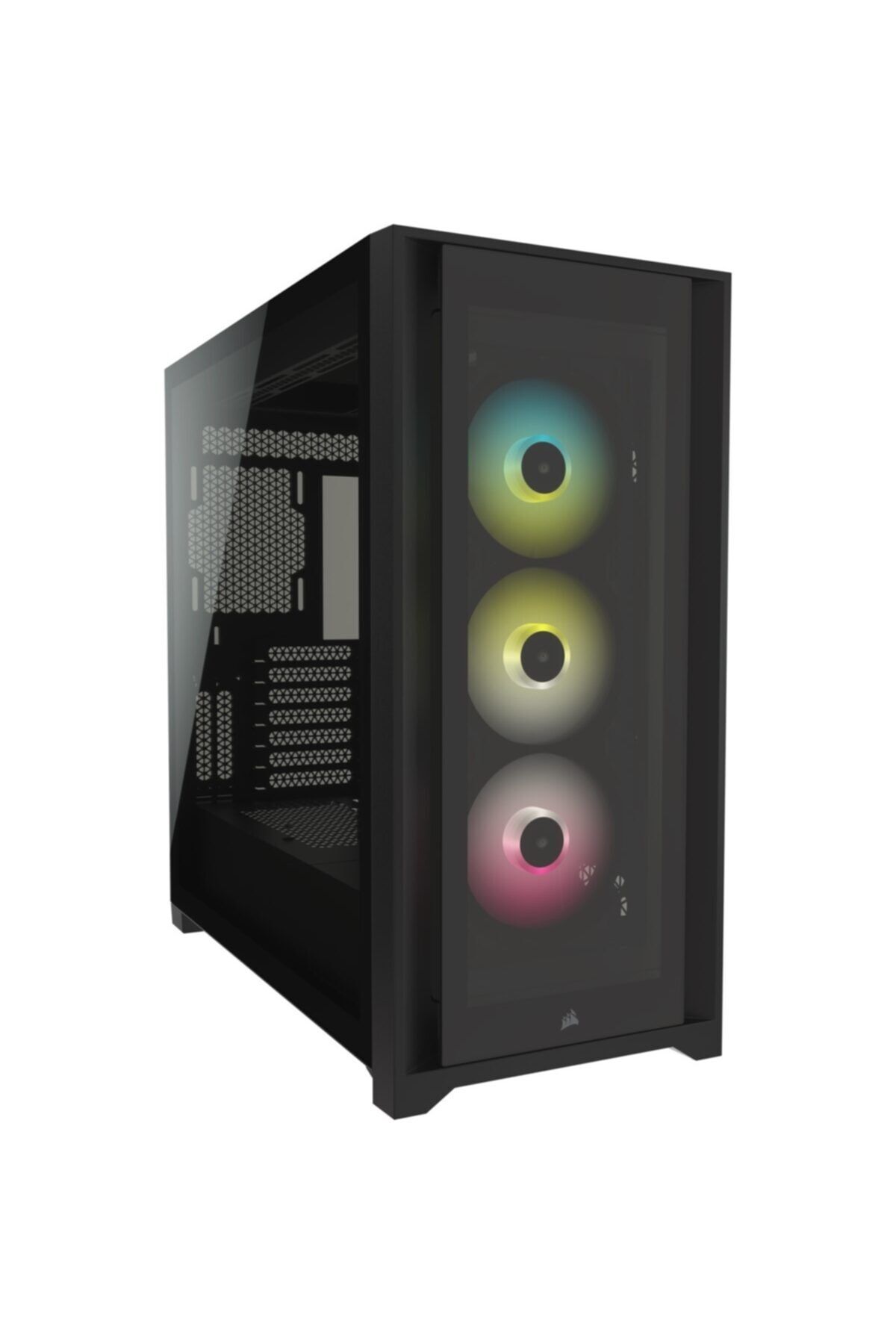 Corsair Corsaır Cc-9011212-ww Icue 5000x Tamperlı Cam Yan Panel Mıd Tower Bılgısayar Kasası Sıyah
