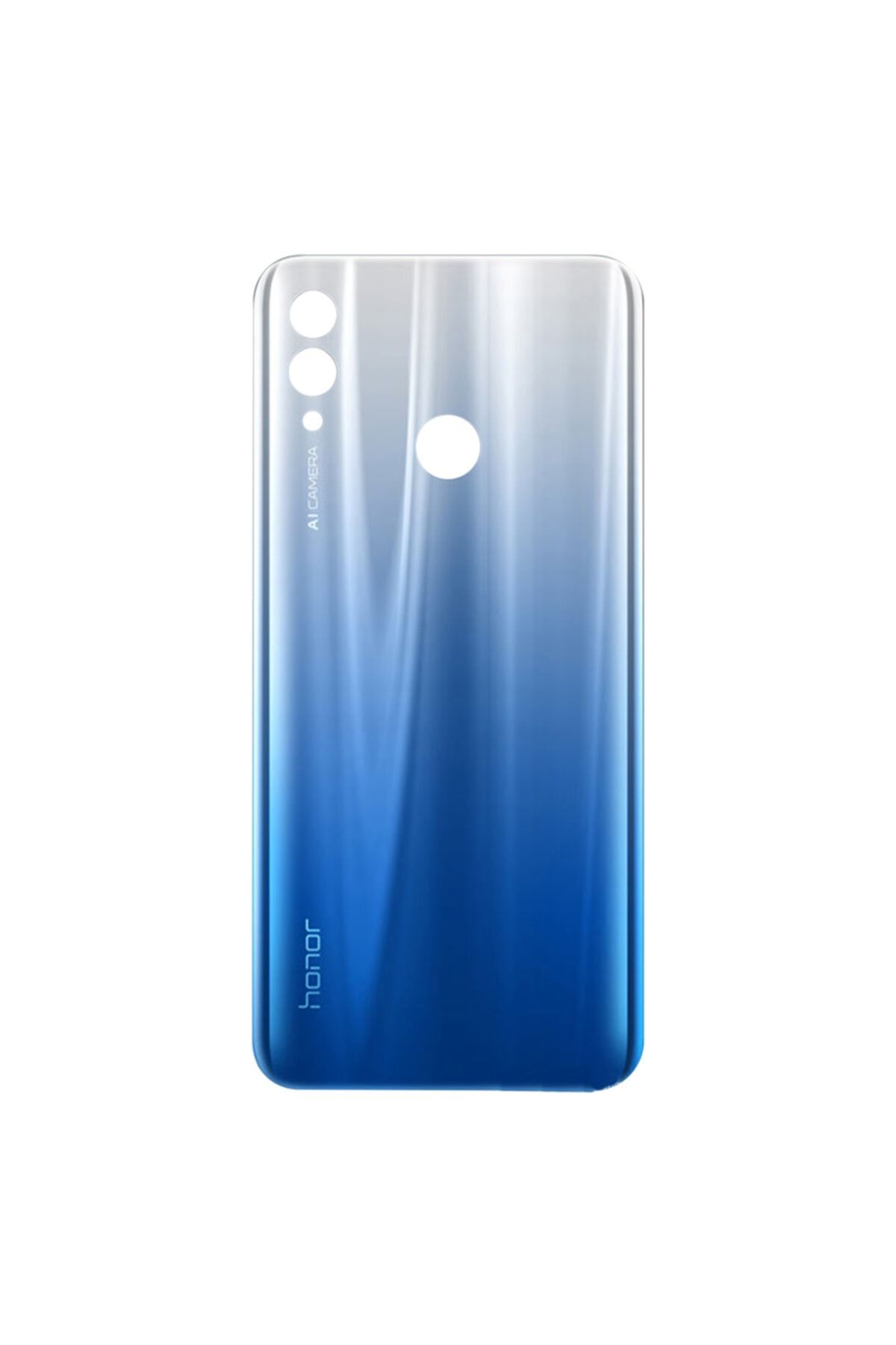 HONOR Huawei 10 Lite Için Plastik Batarya Kapağı - Aurora Mavisi