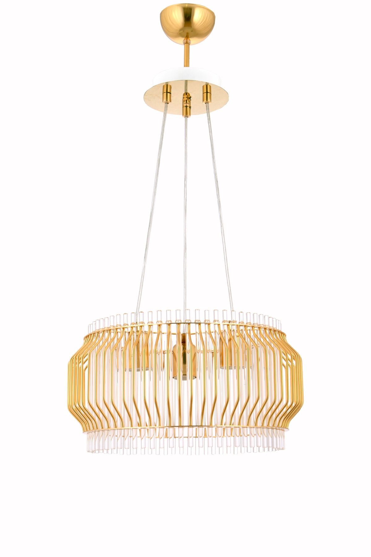 Çakır Aydınlatma Apollo 40 lık 3'lü sarı gold sarkıt avize