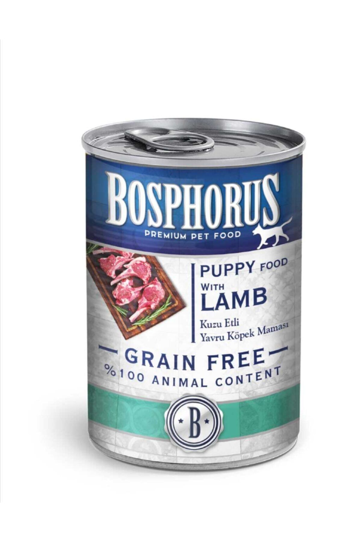 Bosphorus Pet Food Bosphorus Premium 12'li Kuzu Etli Yavru Köpek Maması 12x415gr