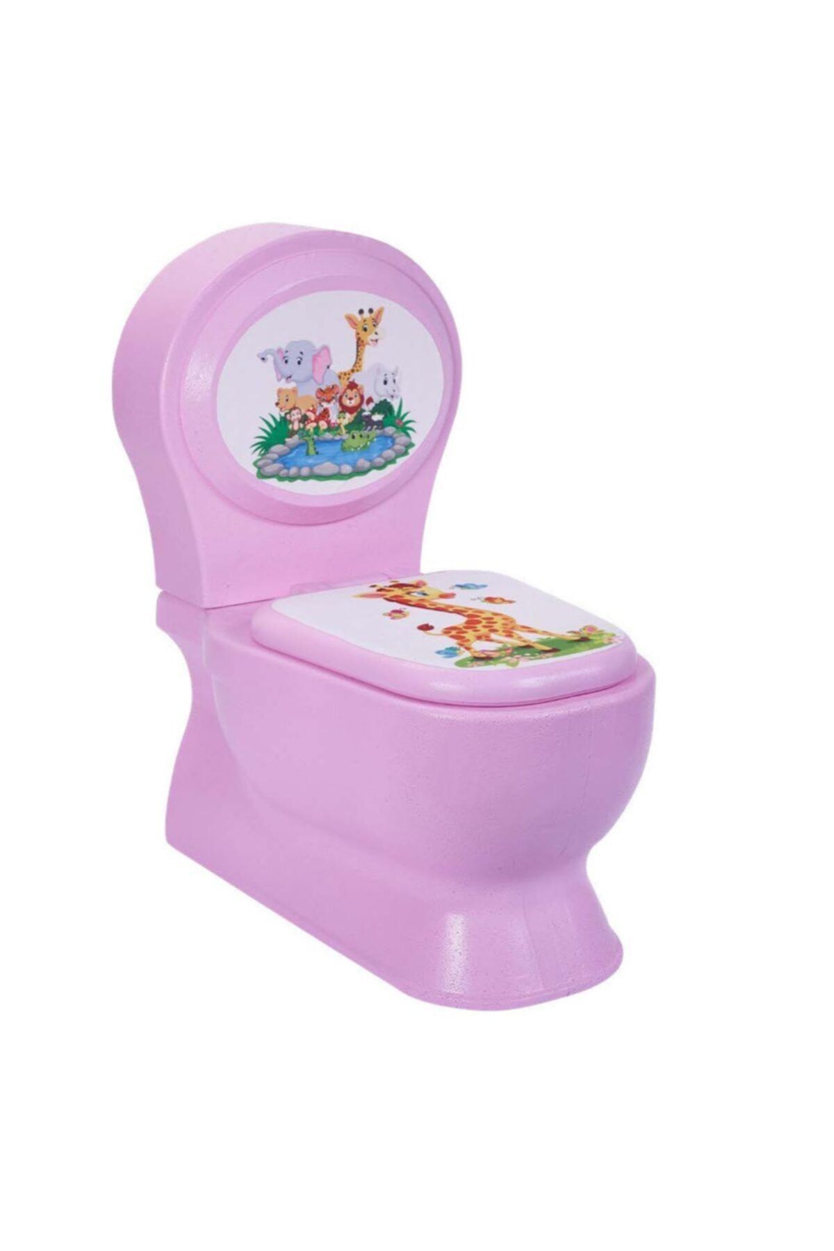 Story Baby Pembe Eğitici Zürafa Klozet