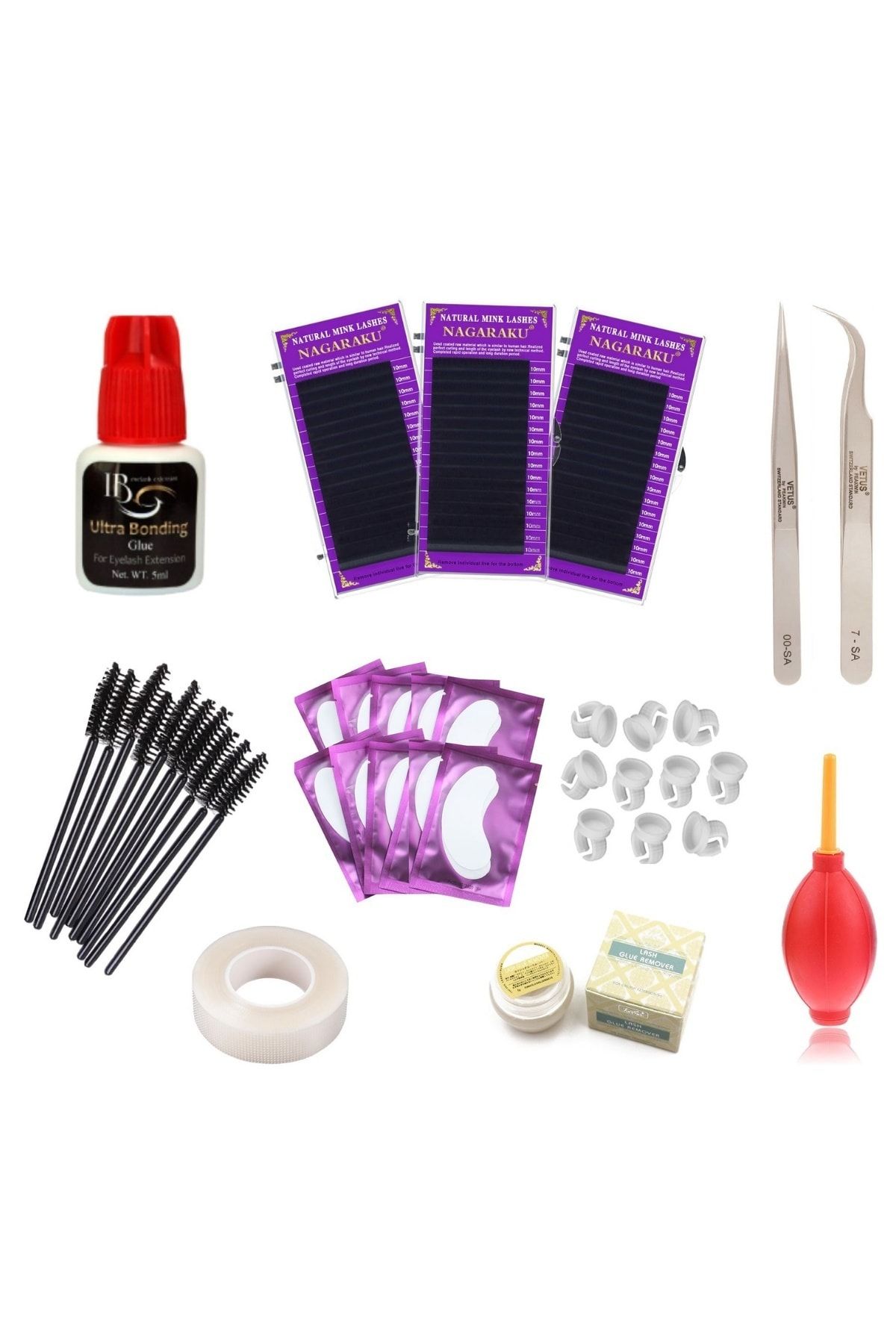 alaraycosmetics Full Ipek Kirpik Eğitim Ve Uygulama Seti 40 Uygulama
