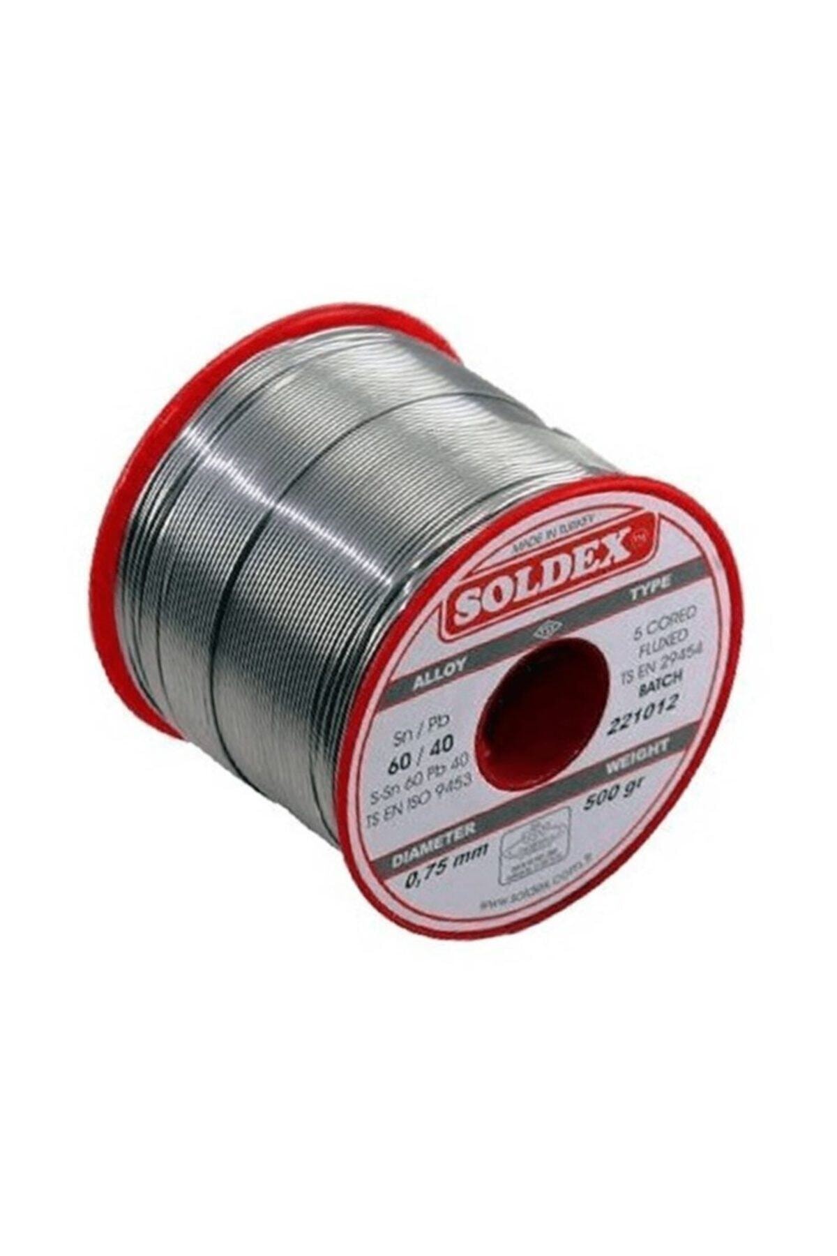 Soldex 0.75mm 500gr Soldex Lehim Teli (%60 Kalay / %40 Kurşun)