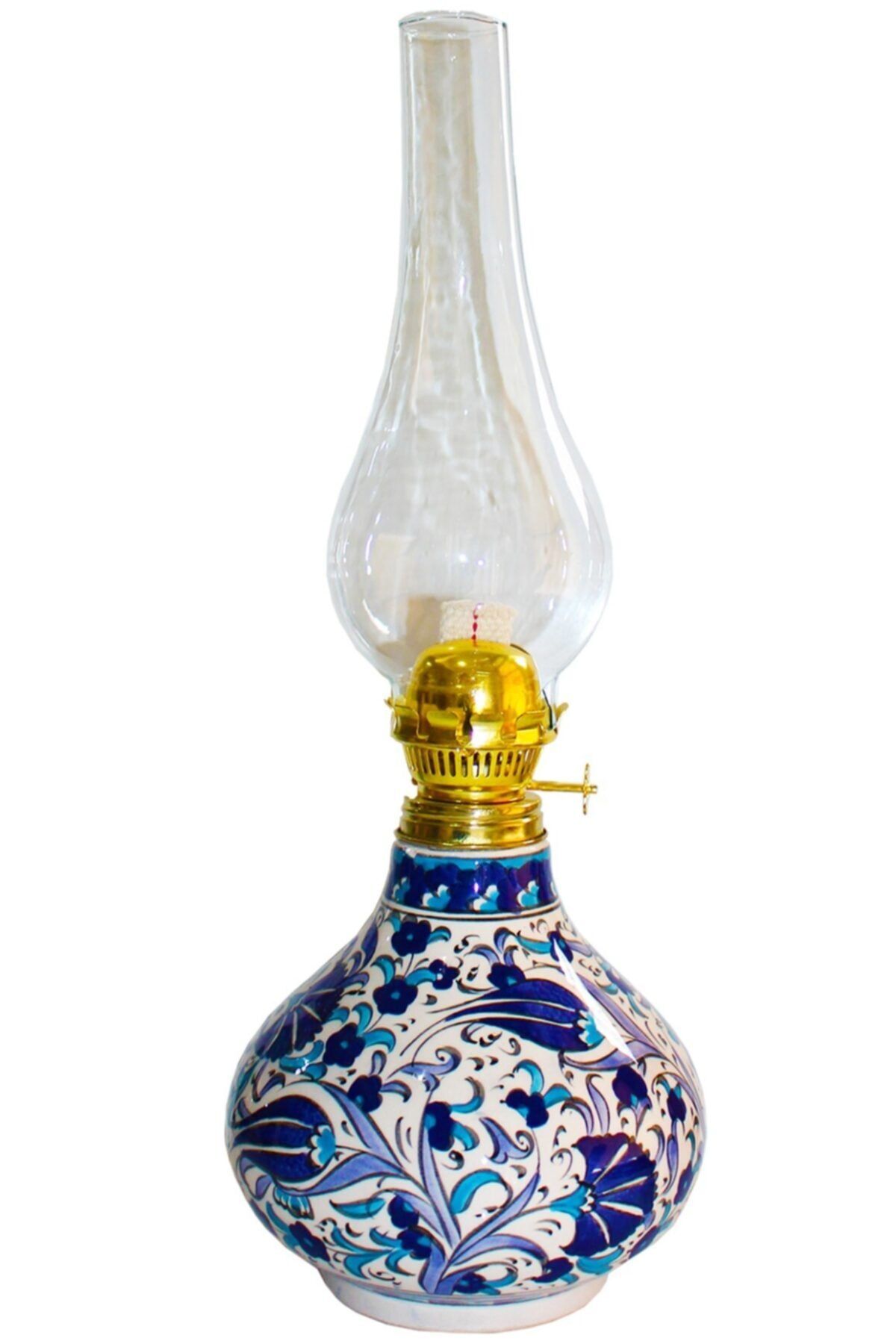 yeni11 Büyük Boy Gaz Lambası Çini Desenli Gaz Lambası