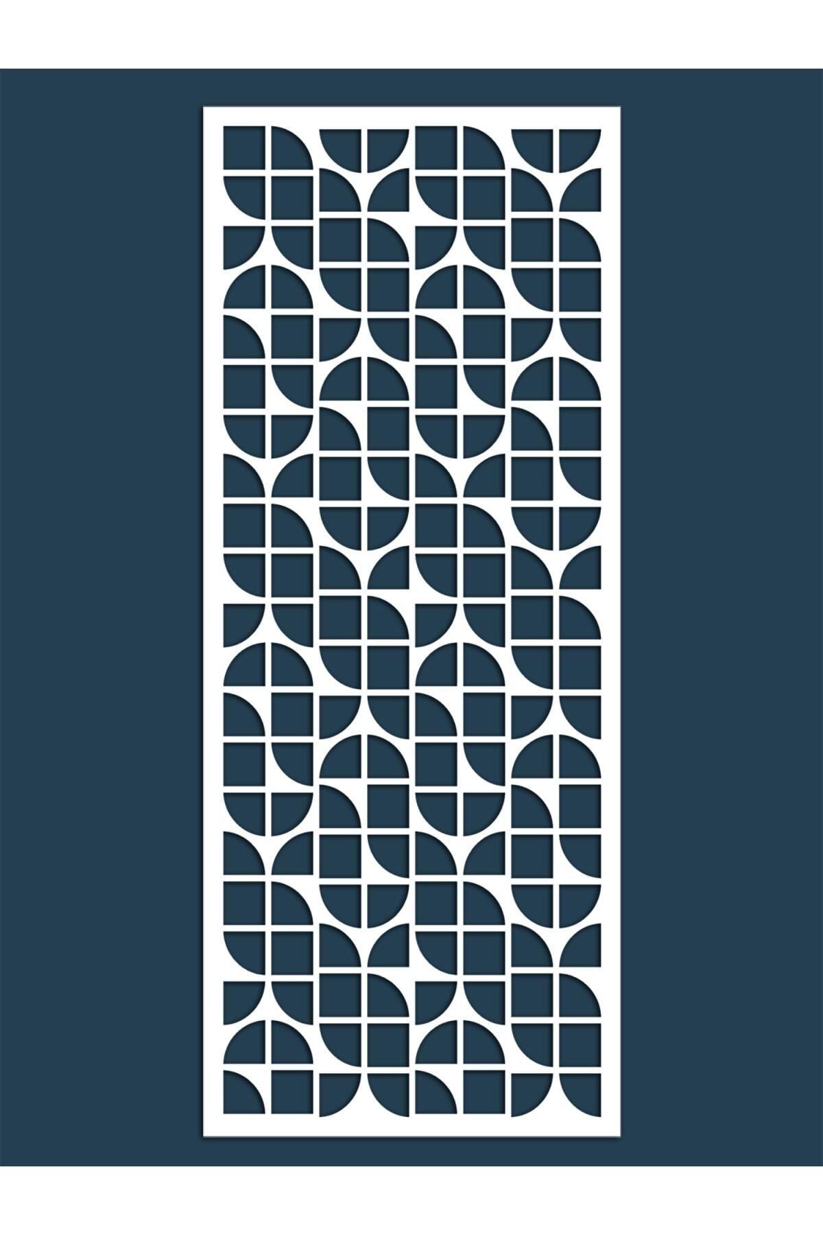 Liar Dekor Liar Ahşap Seperatör (Paravan) - KSP-73 - (10 mm) - (85 cm x 210 cm) - (Beyaz)