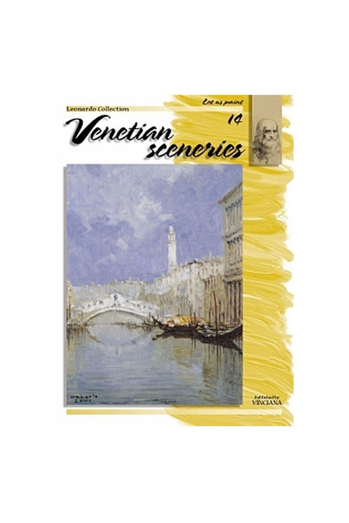 Da Vinci Leonardo Collection Desen Kitabı Venetian Sceneries N: 14 Venedik Sahneleri N: 14
