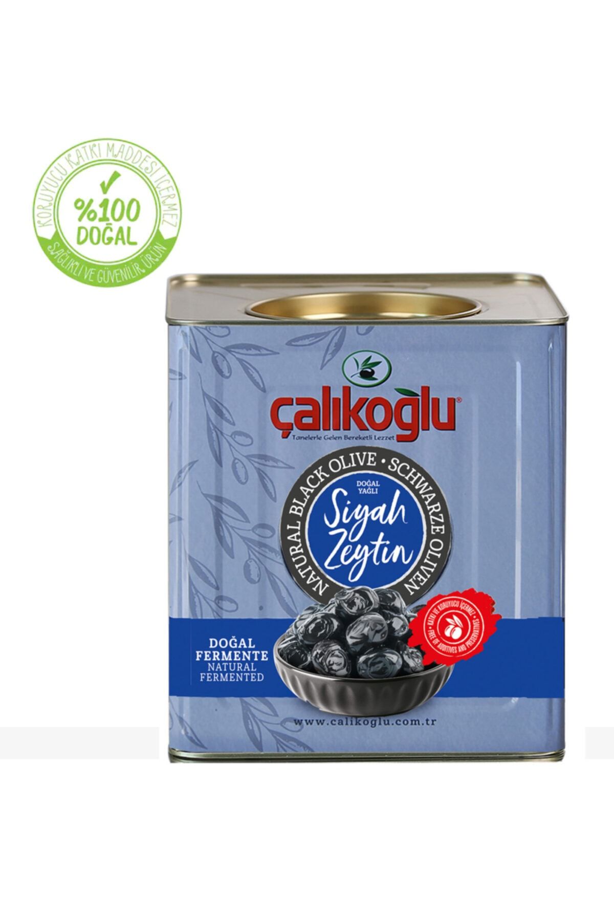 Çalıkoğlu Yağlı Gemlik Zeytin 10kg (351-380) 2xs