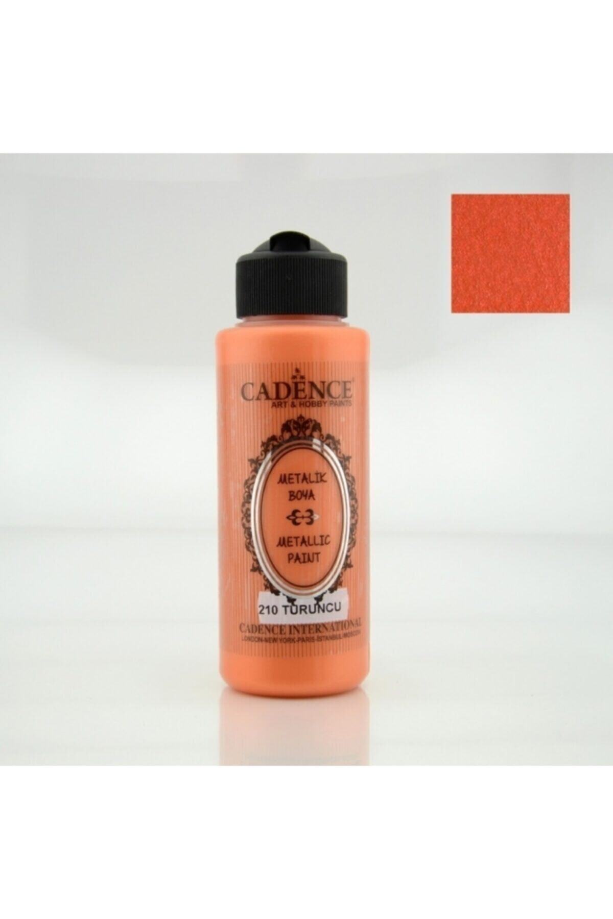 Cadence 210 Turuncu 120ml Metalik Boya