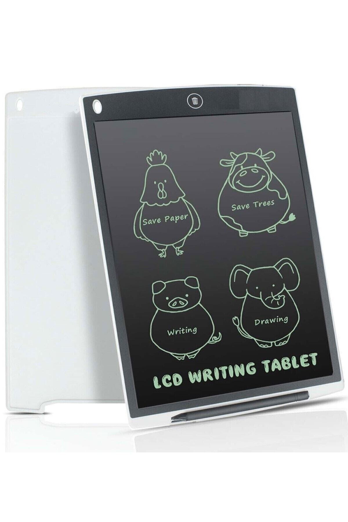 Raicon Writing Tablet Beyaz Lcd 8.5 Inç Dijital Kalemli Çizim Yazı Tahtası