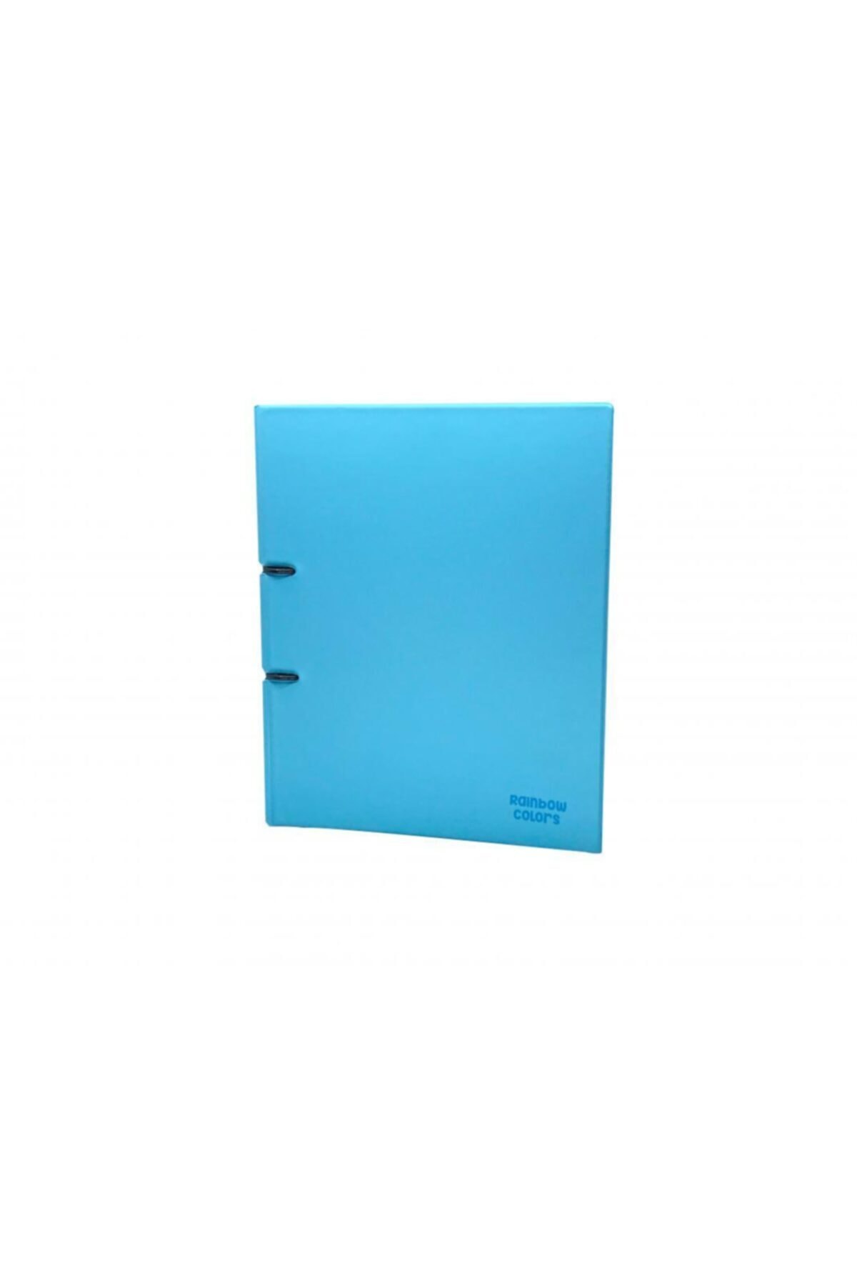 HTstore Rainbow Colors A4 Renkli Klasör 2 Halka Açık Mavi