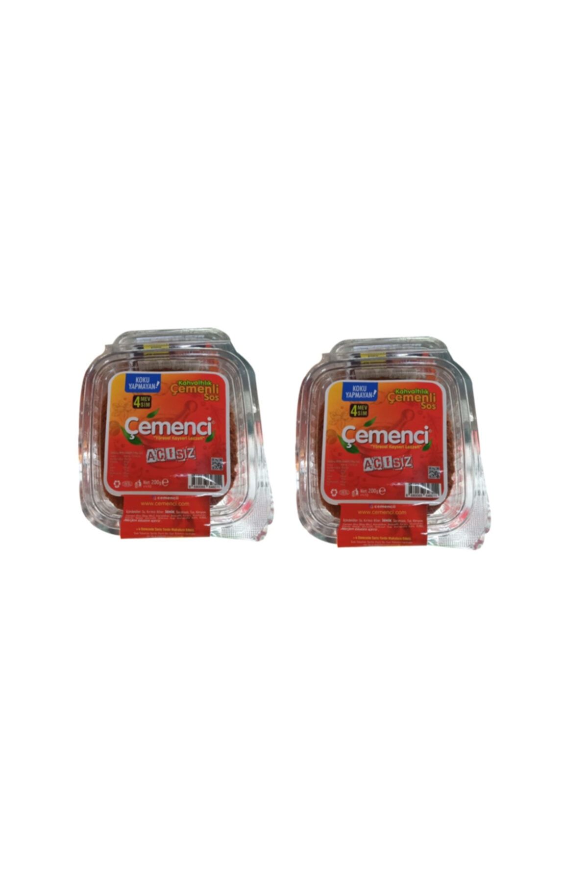 Çemenci Cemencı Kahvaltılık Sos 200 Gr Cemenlı Acısız* 2 Adet