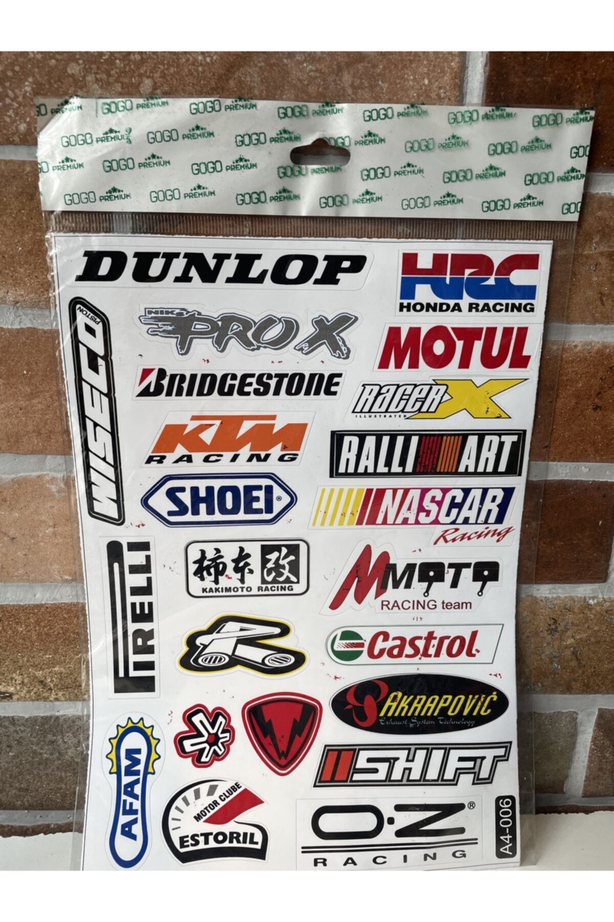 GOGOPREMİUM Sticker Etiket Takımı Karışık