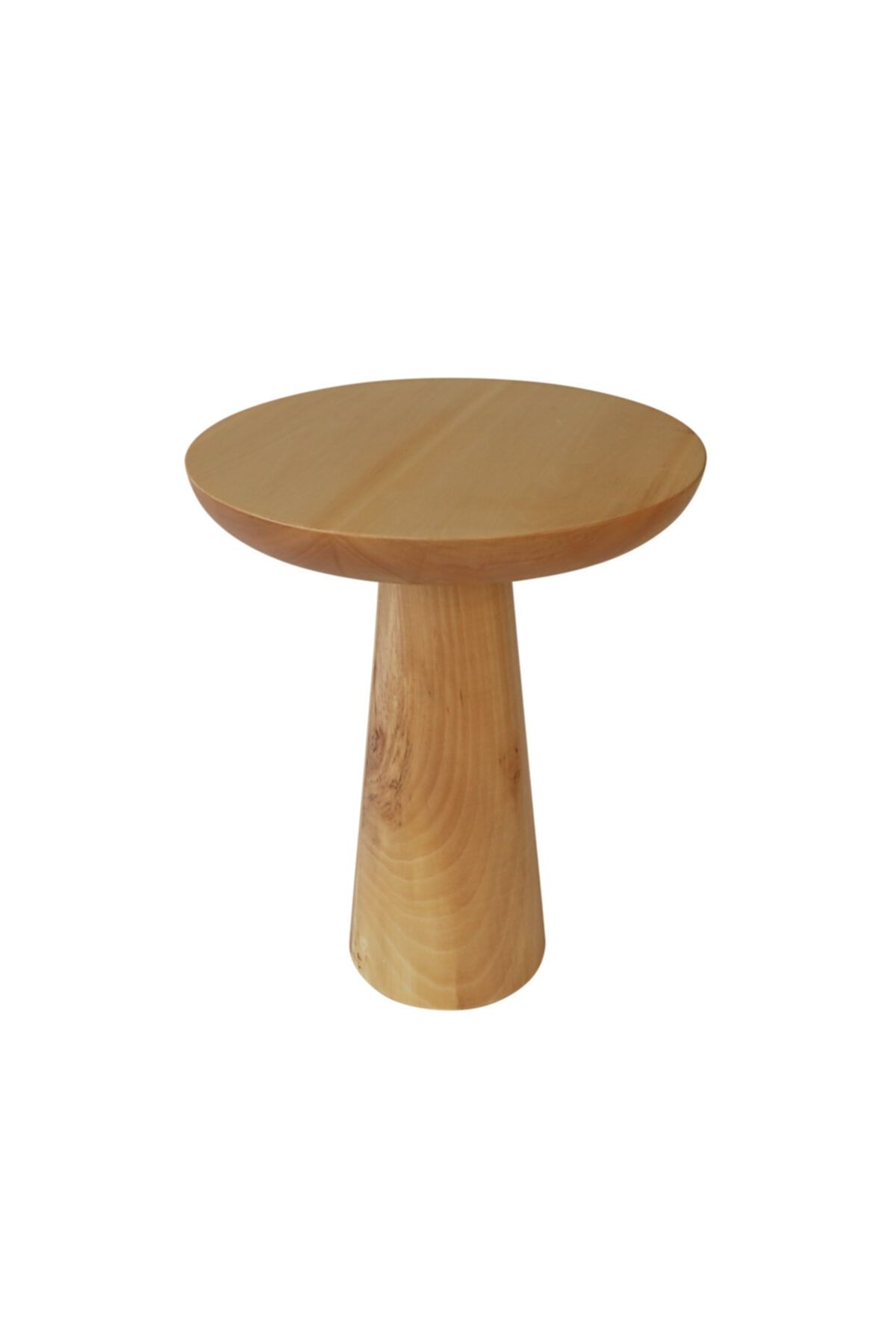 TUCAS HOME Mushroom 2 Doğal Yan Sehpa