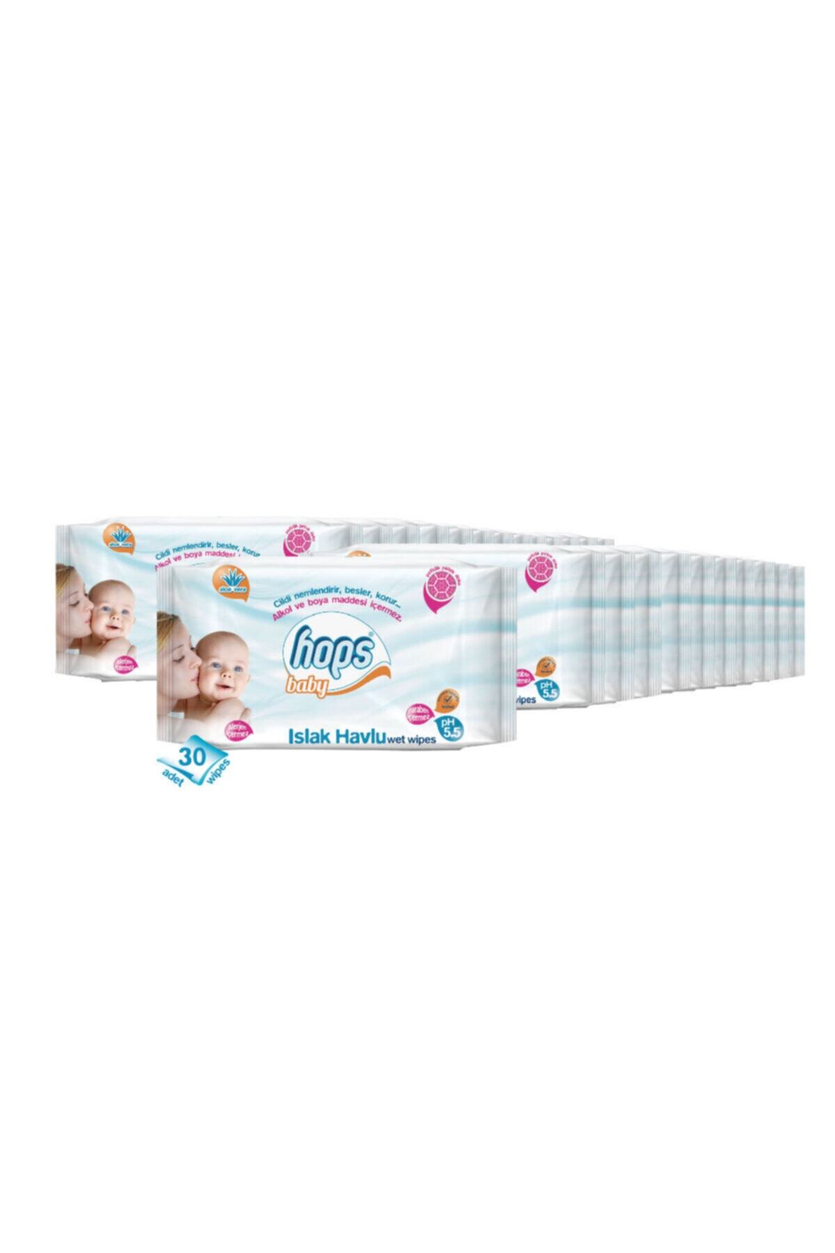 Hops Baby Islak Havlu (30'LU X24 ADET)