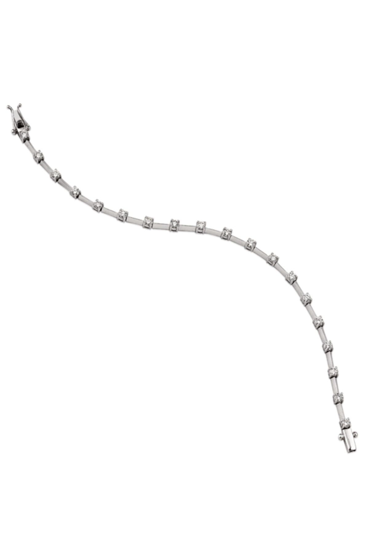 Barok Diamond Pırlanta Ipar Bileklik 2.22ct 18 Ayar