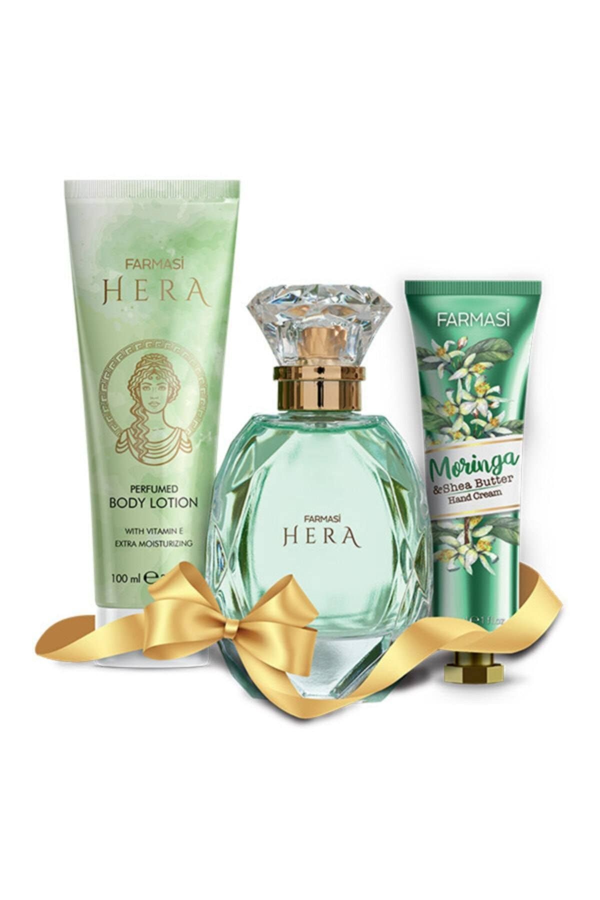 Farmasi Hera Edp 75 Ml Kadın Parfümü + Vücut Losyonu+morınga El Kremi Set
