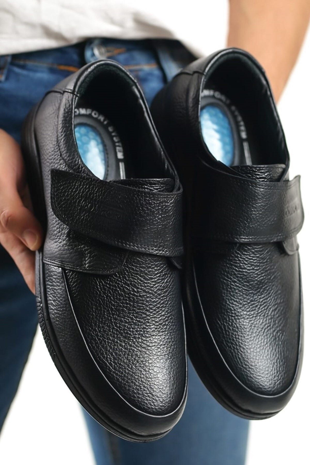 maximoda Genuine Leather Gel Sole Laceless Fully Orthopedic