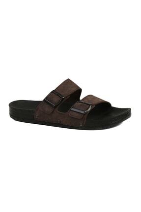 ® | Pc-7038-3485 Haki - Büyük Beden Terlik 45-46-47 Numara Image 0