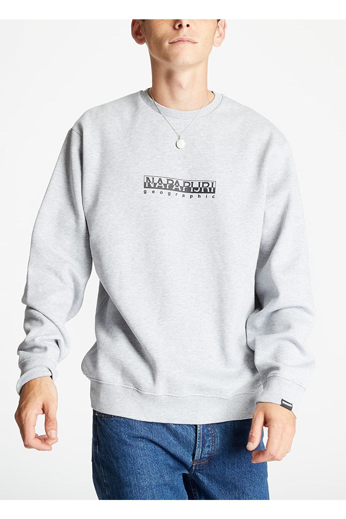 Napapijri hotsell grey sweatshirt