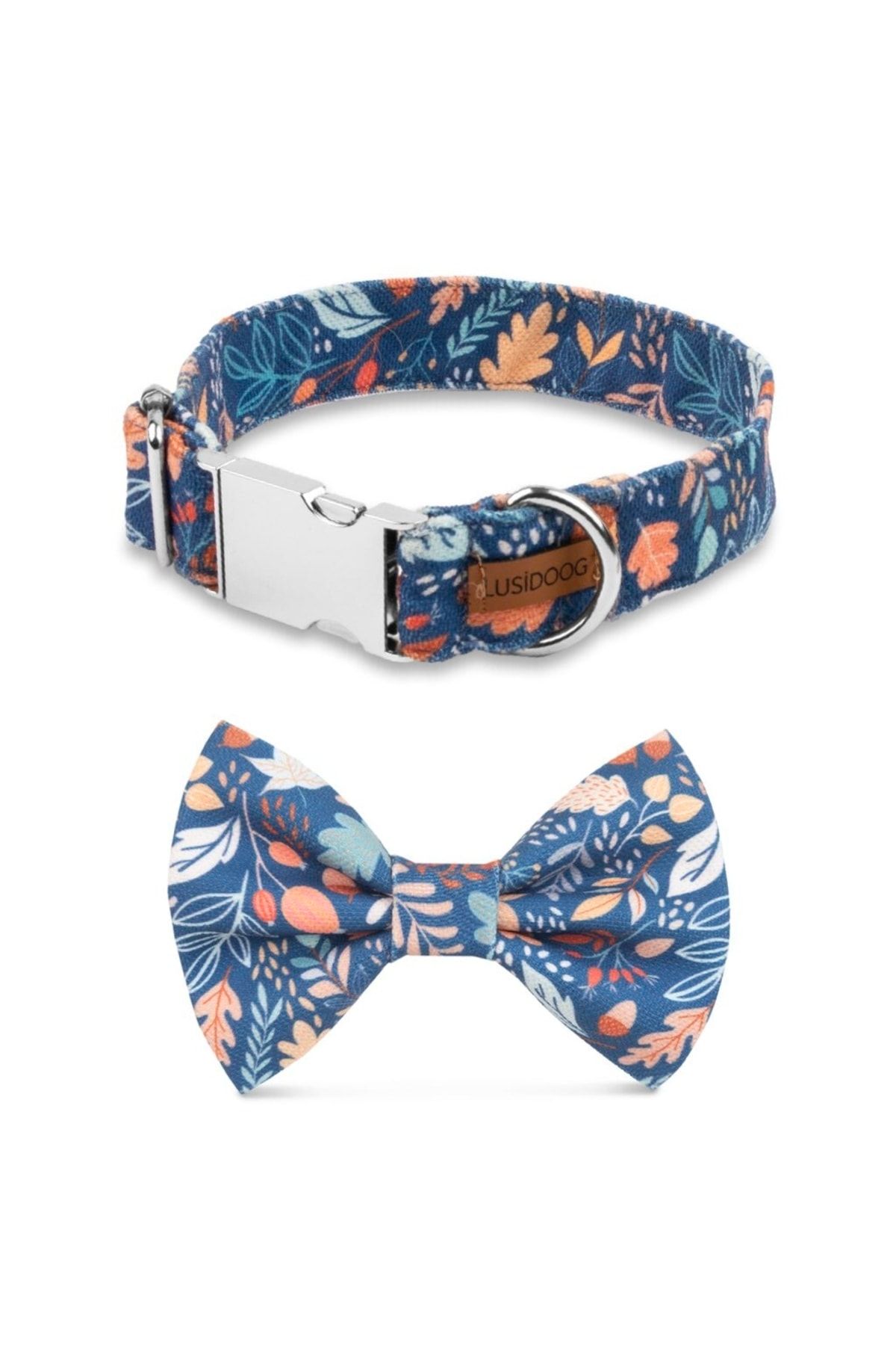 Navy blue dog bow tie store