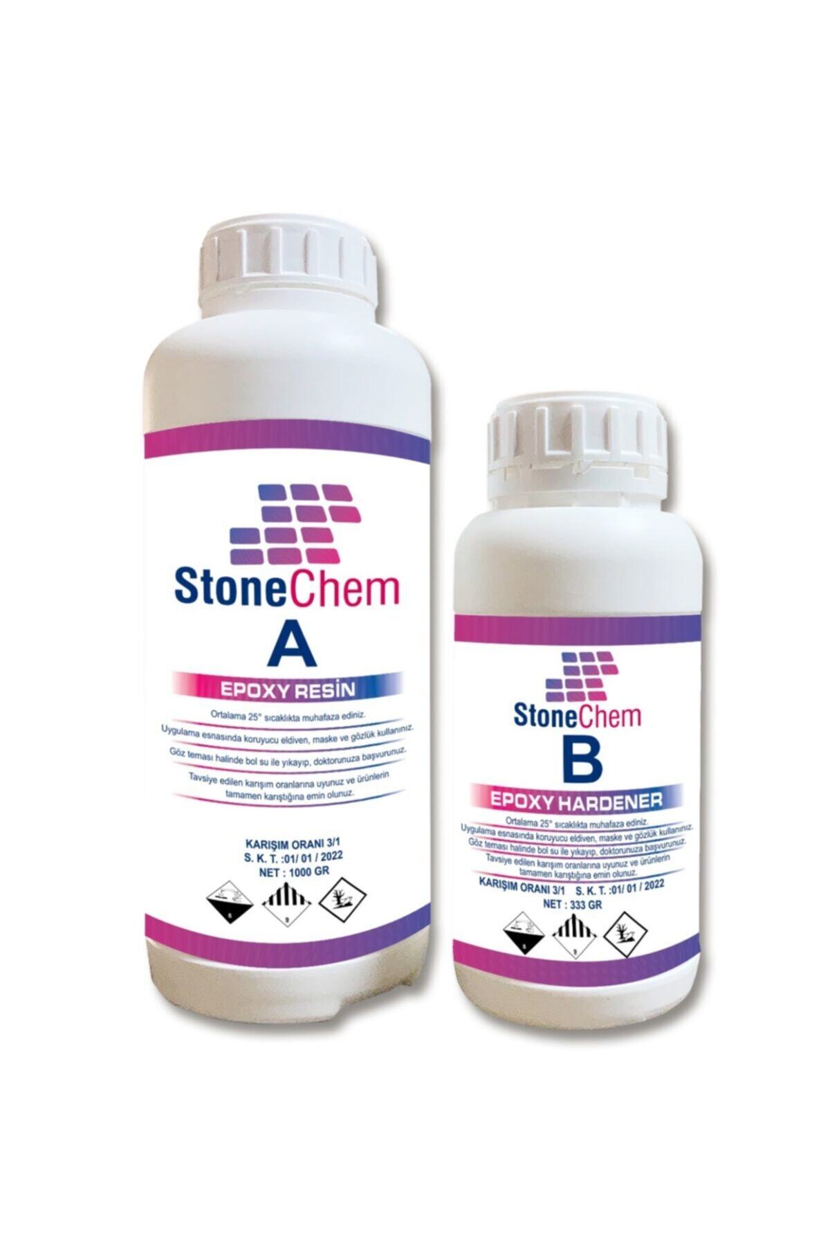 stonechem 3 Cm Döküme Uygun Ultra Şeffaf Epoksi Reçine 4 Kg.