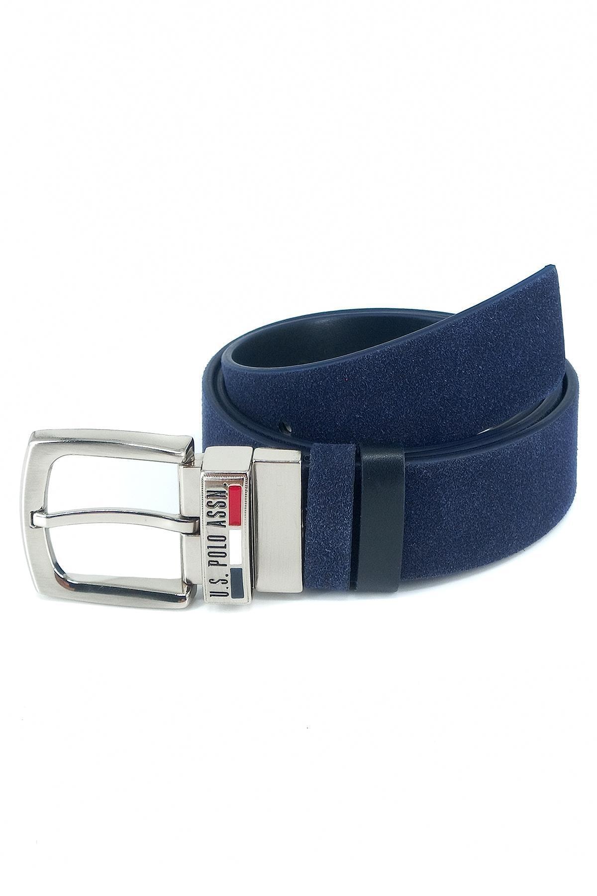 bonbonetti U.s. Polo Assn. Süet Erkek Kemeri Lacivert